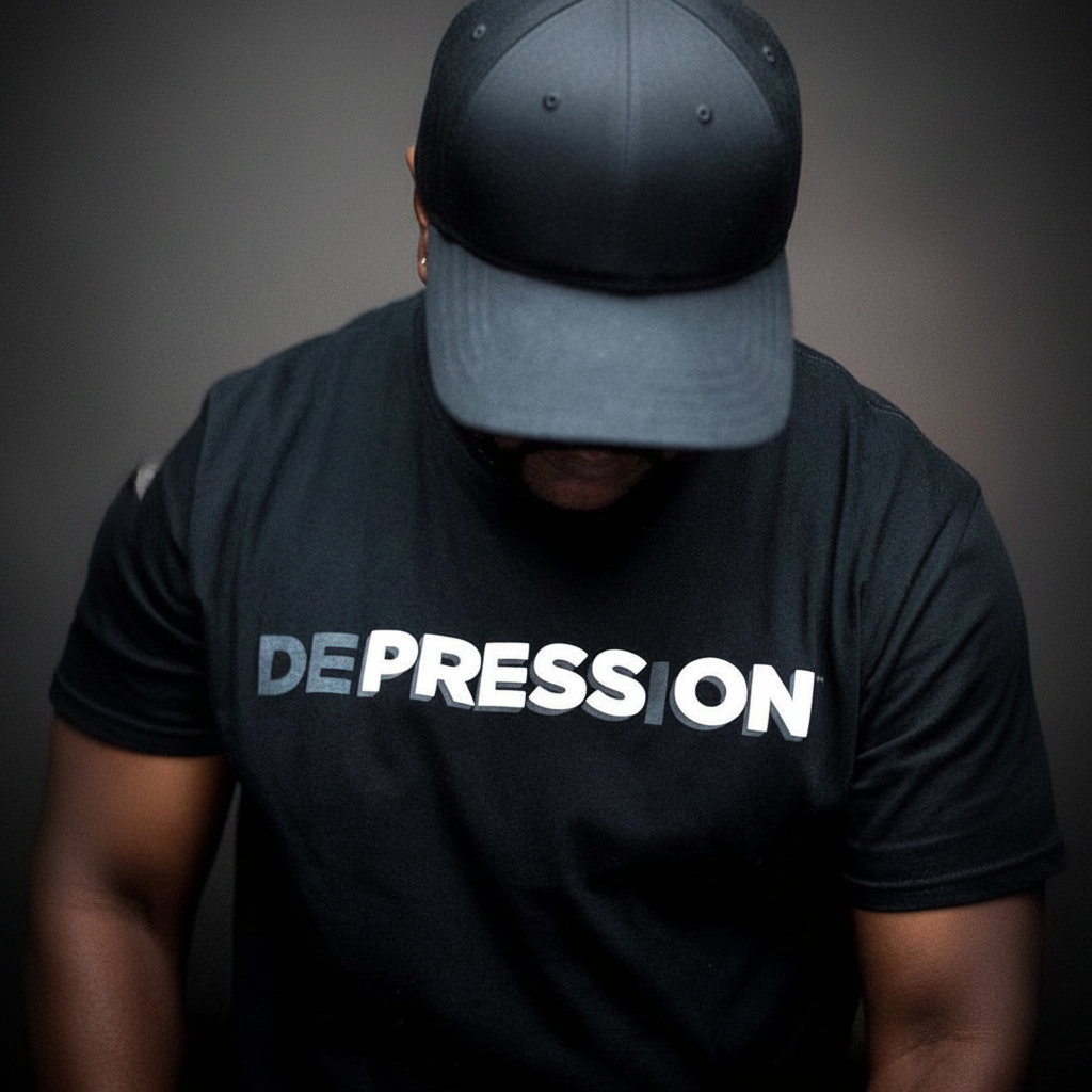 Depression Tee Moody Shot