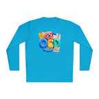 OCD Brain Cartoon Long Sleeve Tee - Cute Mental Health Awareness Shirt