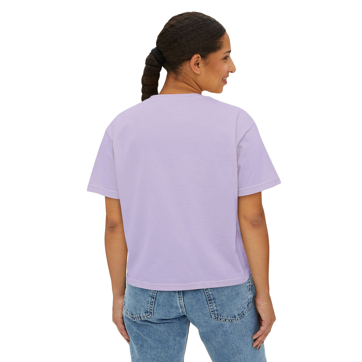 Boxy Tee - "my neck, my back / my anxiety attacks" Minimalist Anxiety Awareness Crop Top