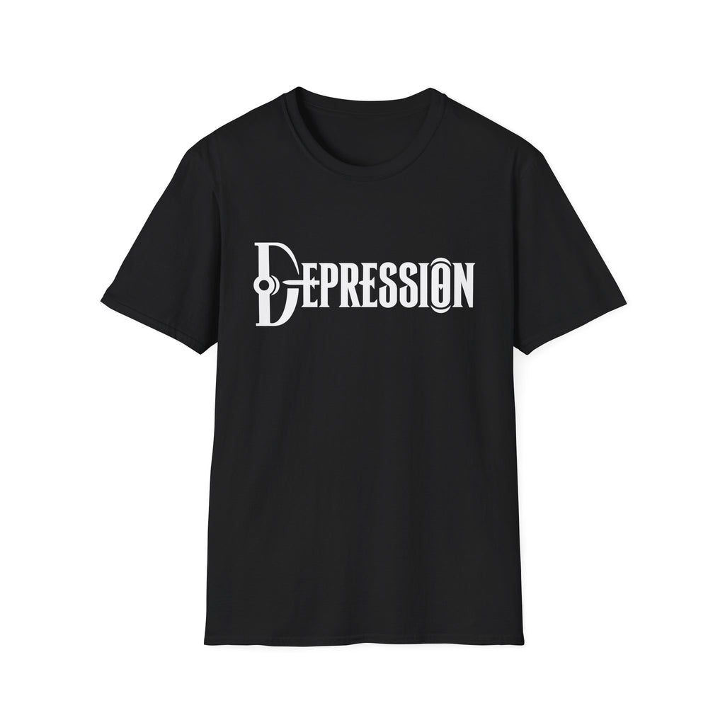 Depression Awareness T-Shirt - Stylized Keyhole Typography