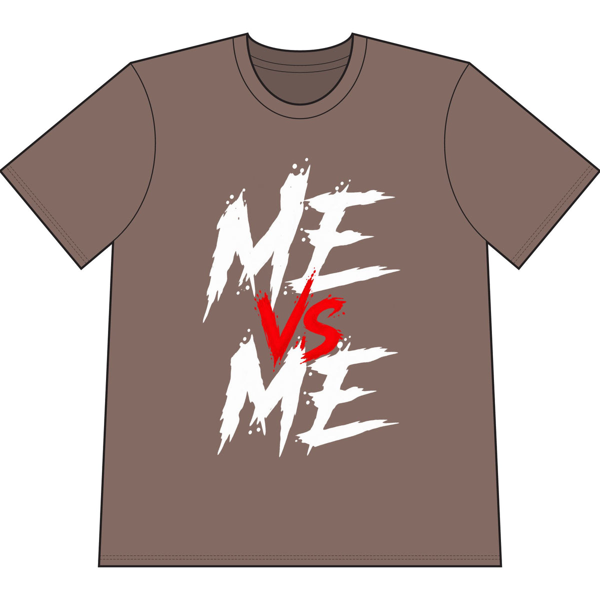 Me vs Me T-Shirt - Motivational Self-Competition Graphic Tee