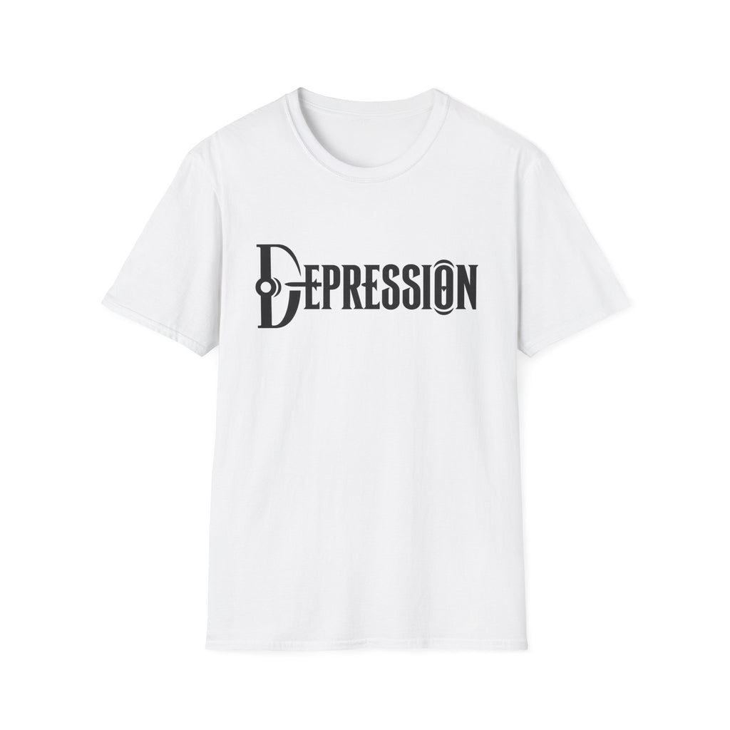 Depression Awareness T-Shirt - Stylized Keyhole Typography