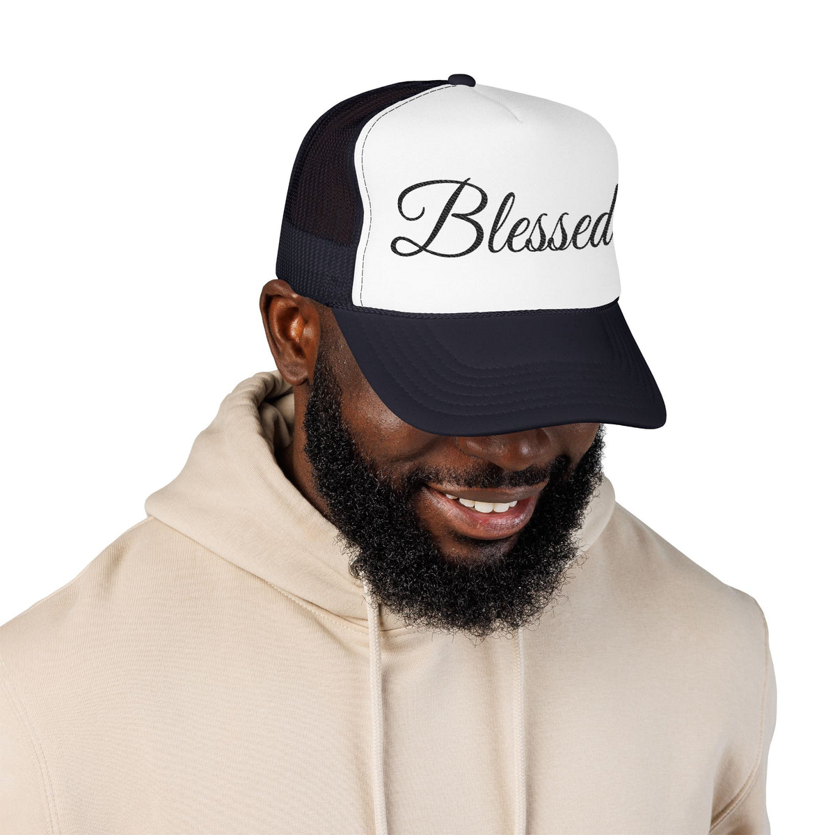 Blessed Trucker Hat - Script Foam Cap