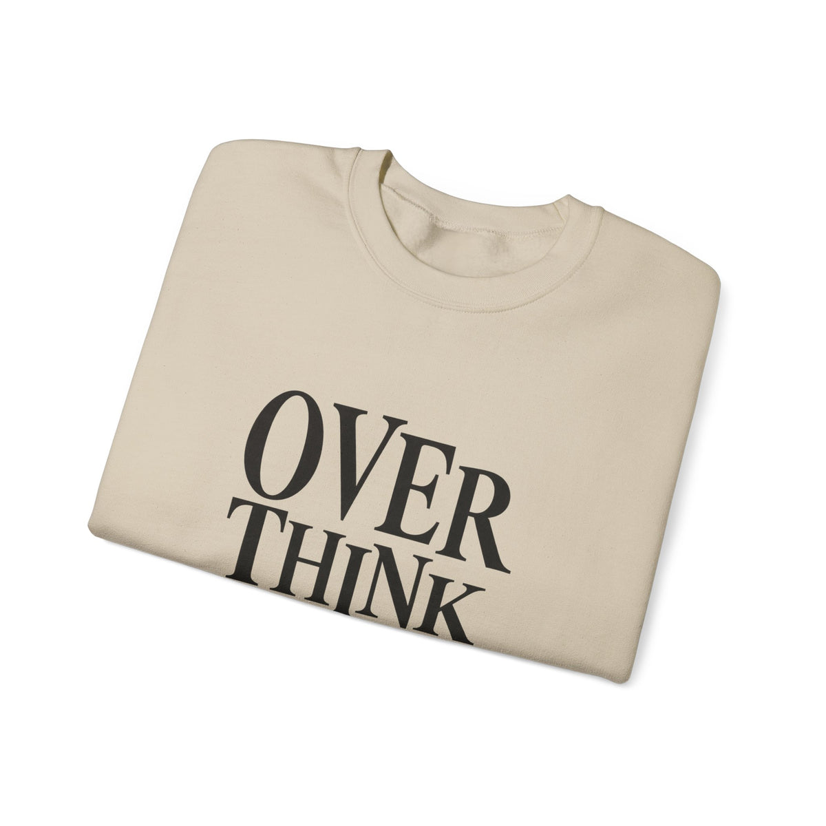 Overthinking Sweatshirt - Minimalist Anxiety Awareness Crewneck