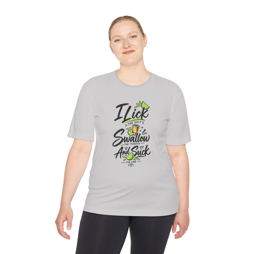 Graphic Tee - "I Lick the Salt, Swallow the Tequila and Suck the Lime" Funny Margarita Shirt