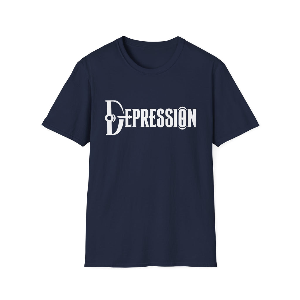 Depression Awareness T-Shirt - Stylized Keyhole Typography