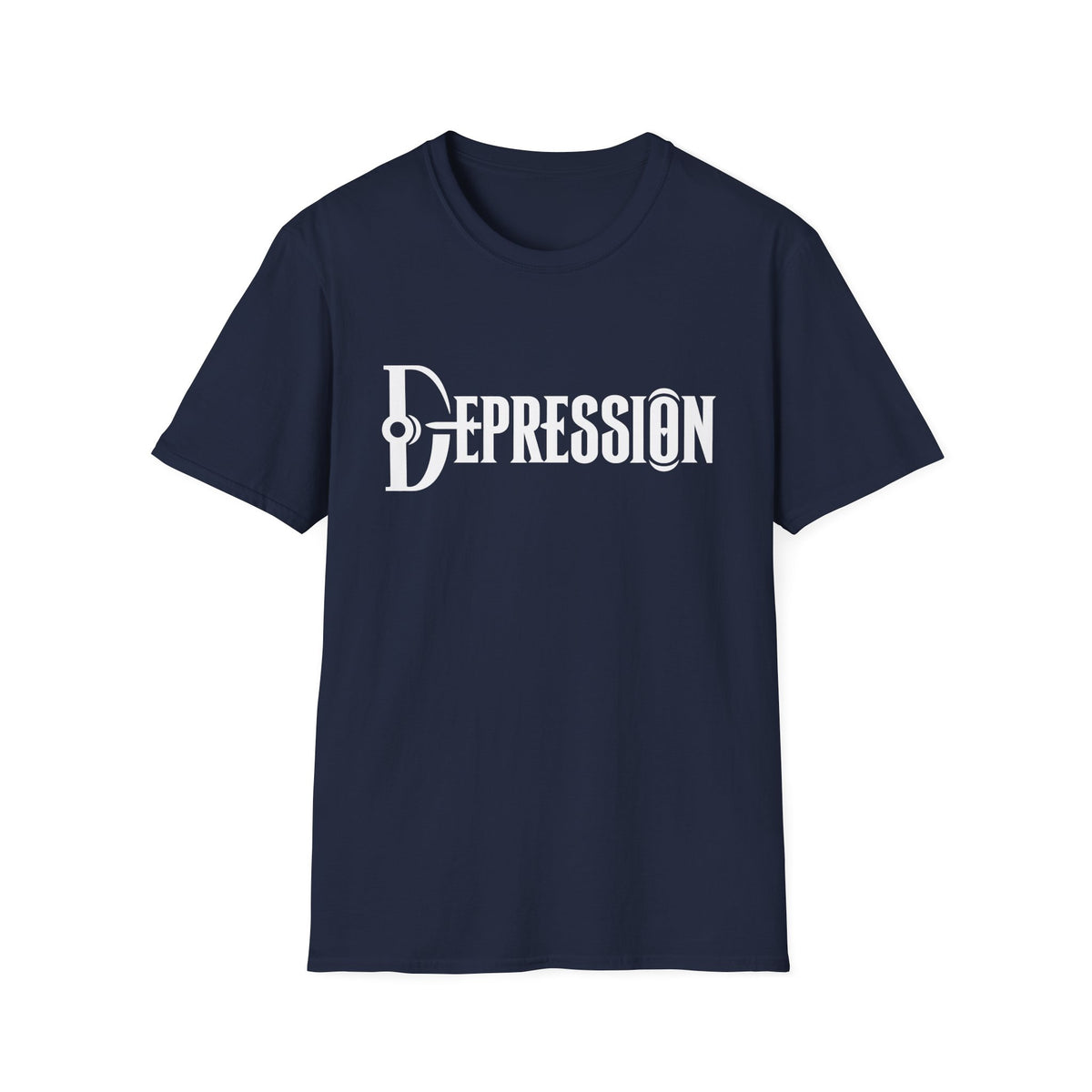 Depression Awareness T-Shirt - Stylized Keyhole Typography