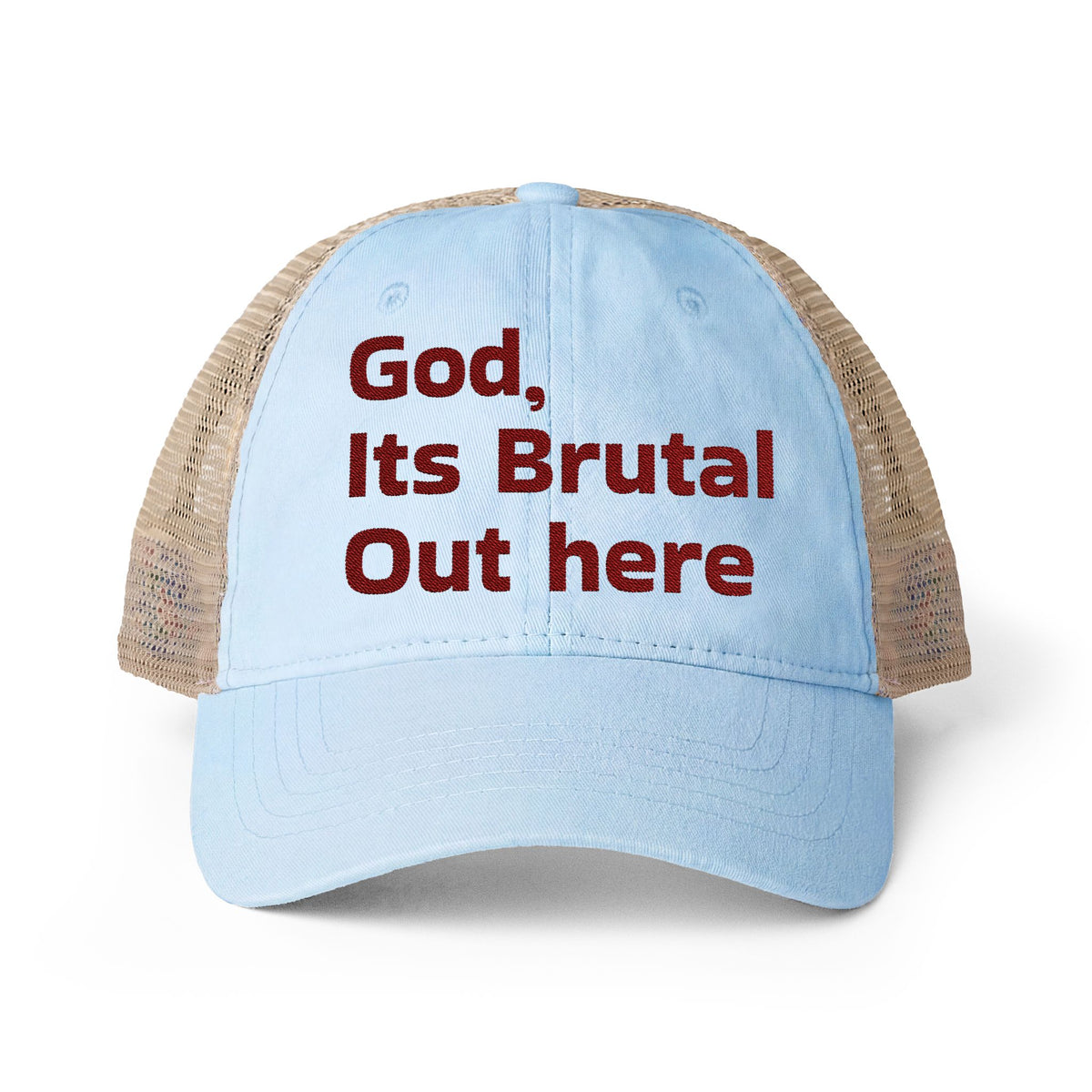 Women's Washed Mesh-Back Cap