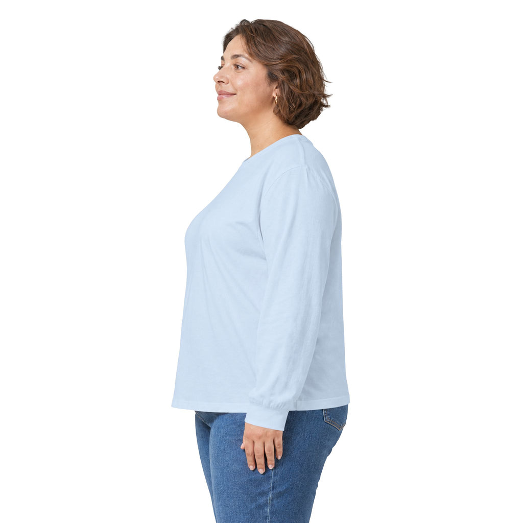 Long Sleeve Tee - "My Anxiety Is Chronic But My Personality Is Iconic" Graphic
