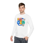 OCD Brain Cartoon Long Sleeve Tee - Cute Mental Health Awareness Shirt