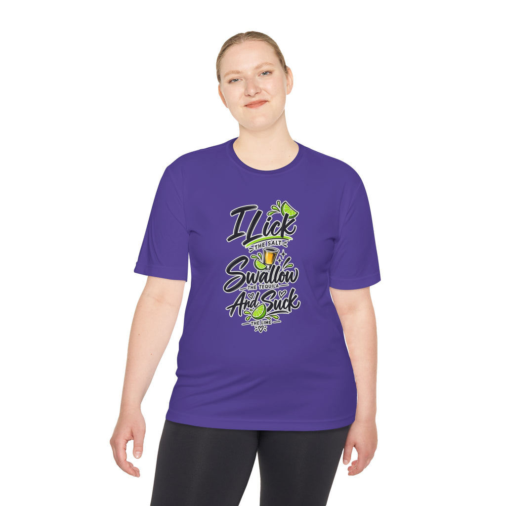 Graphic Tee - "I Lick the Salt, Swallow the Tequila and Suck the Lime" Funny Margarita Shirt