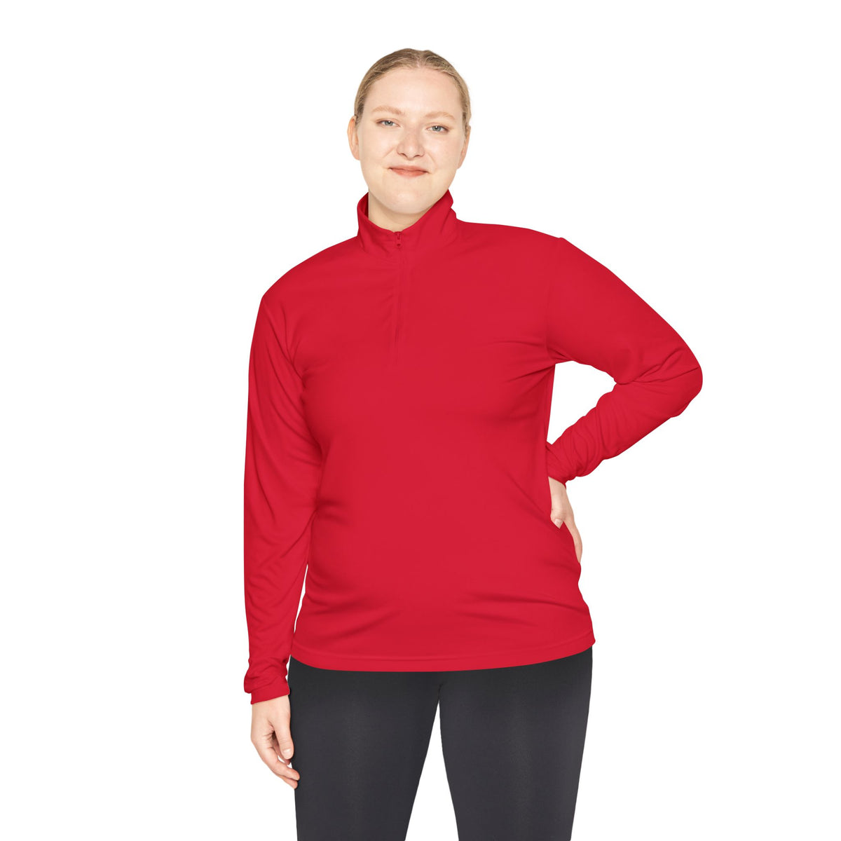 Quarter-Zip Pullover - “The Overthinker” Back Graphic (Thinking Too Much Since Always)