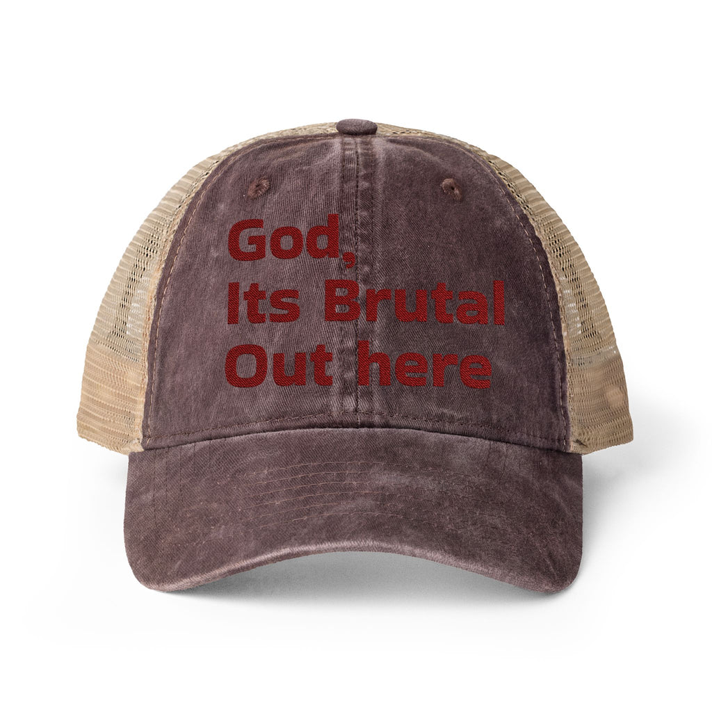 Women's Washed Mesh-Back Cap