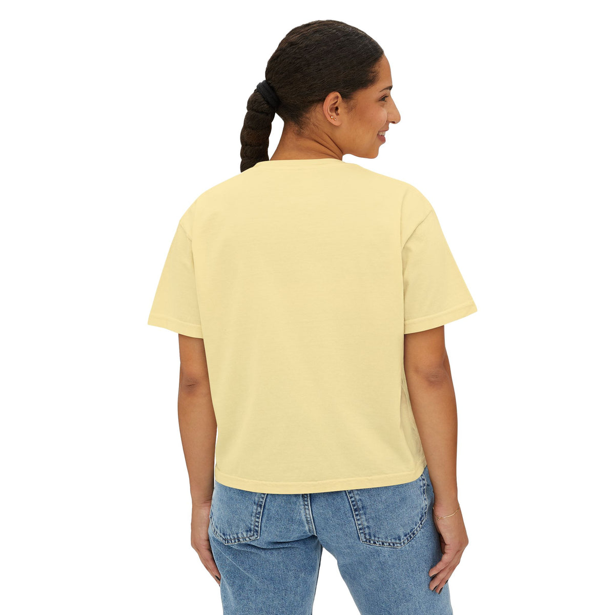 Overthinking Is My Cardio Boxy Tee - Women's Graphic Crop T-Shirt