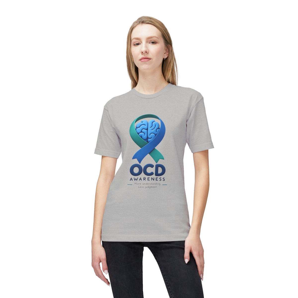 OCD Awareness Ribbon T-Shirt - Mental Health Support Tee