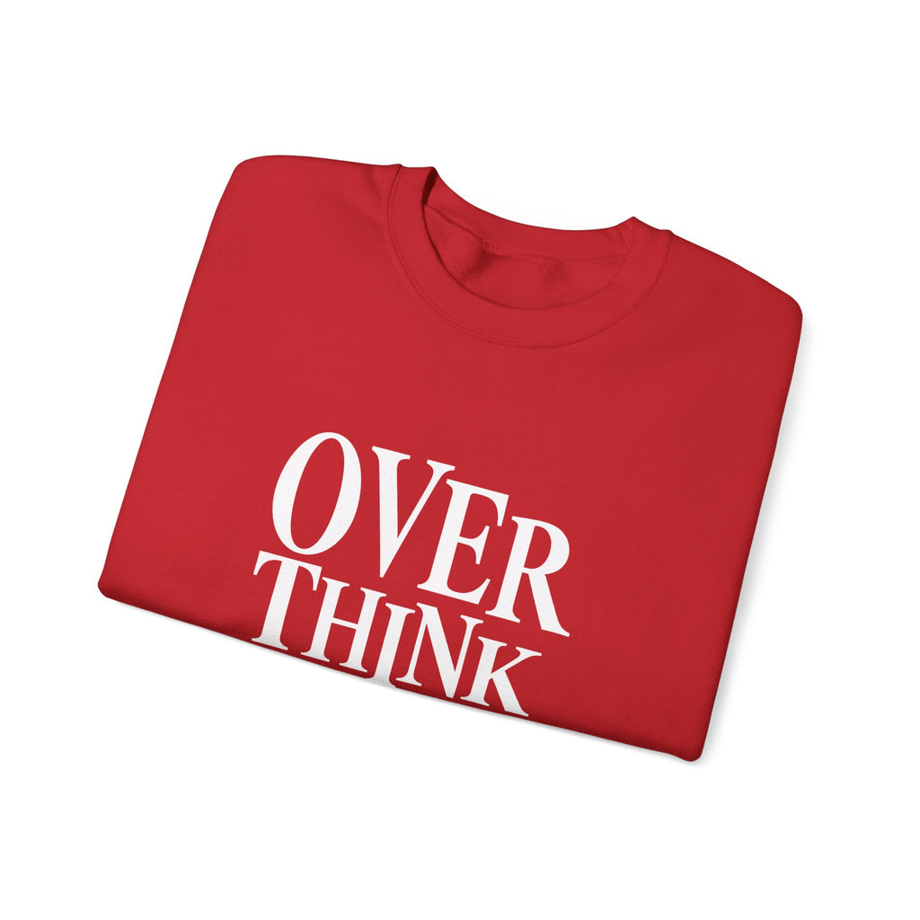 Overthinking Sweatshirt - Minimalist Anxiety Awareness Crewneck
