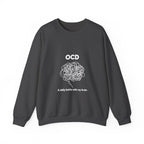 OCD Awareness Crewneck Sweatshirt - "A daily battle with my brain" Comfort Pullover