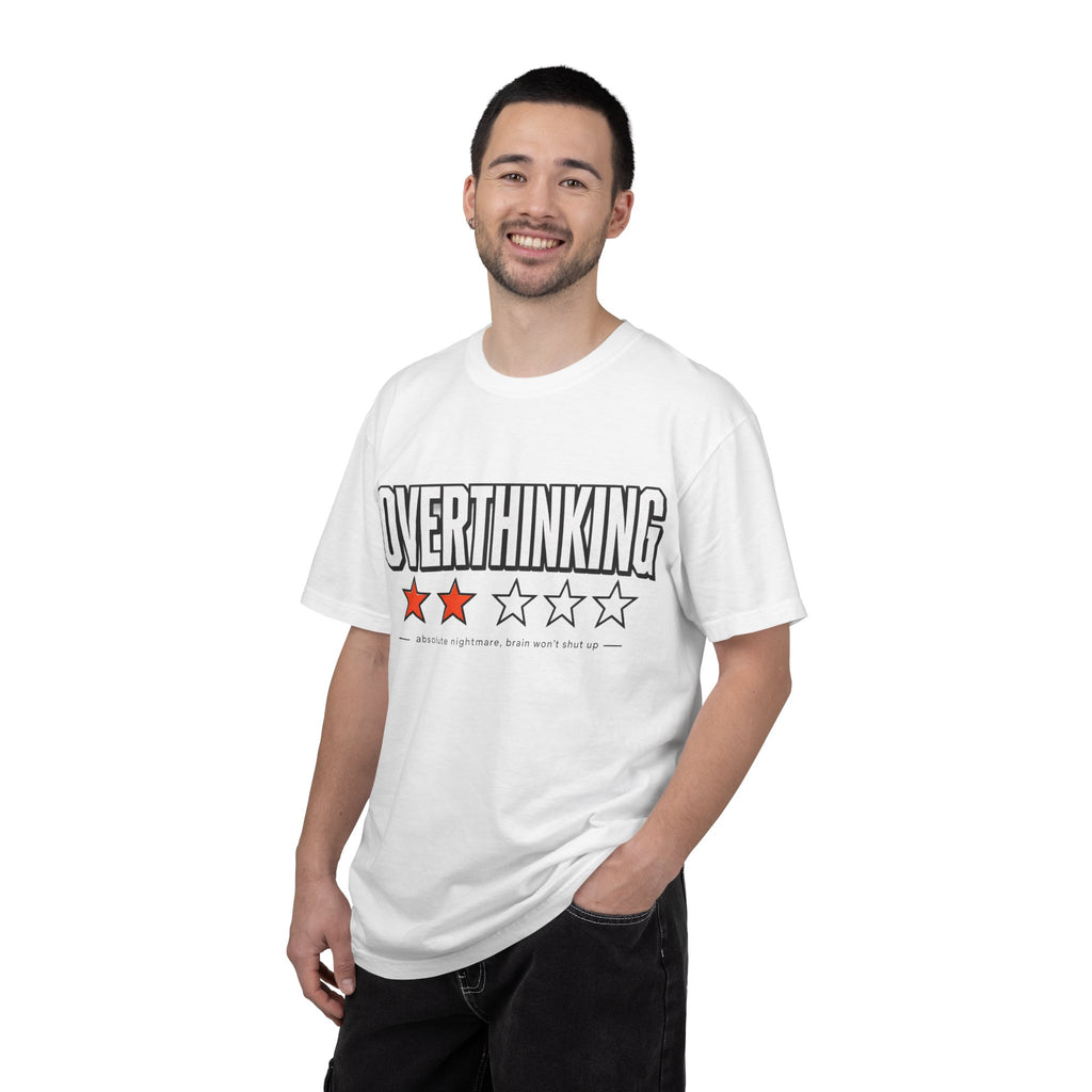 Overthinking Score T Shirt - Relatable Mental Health Graphic Tee