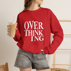 Overthinking Sweatshirt - Minimalist Anxiety Awareness Crewneck