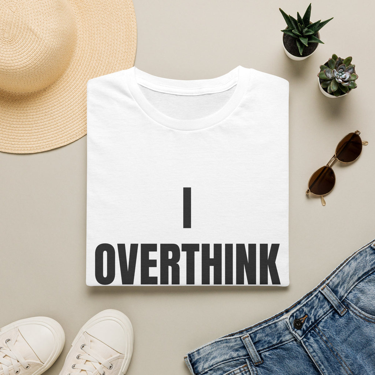 Overthink Everything T-Shirt - Funny Relatable Graphic Tee for Overthinkers