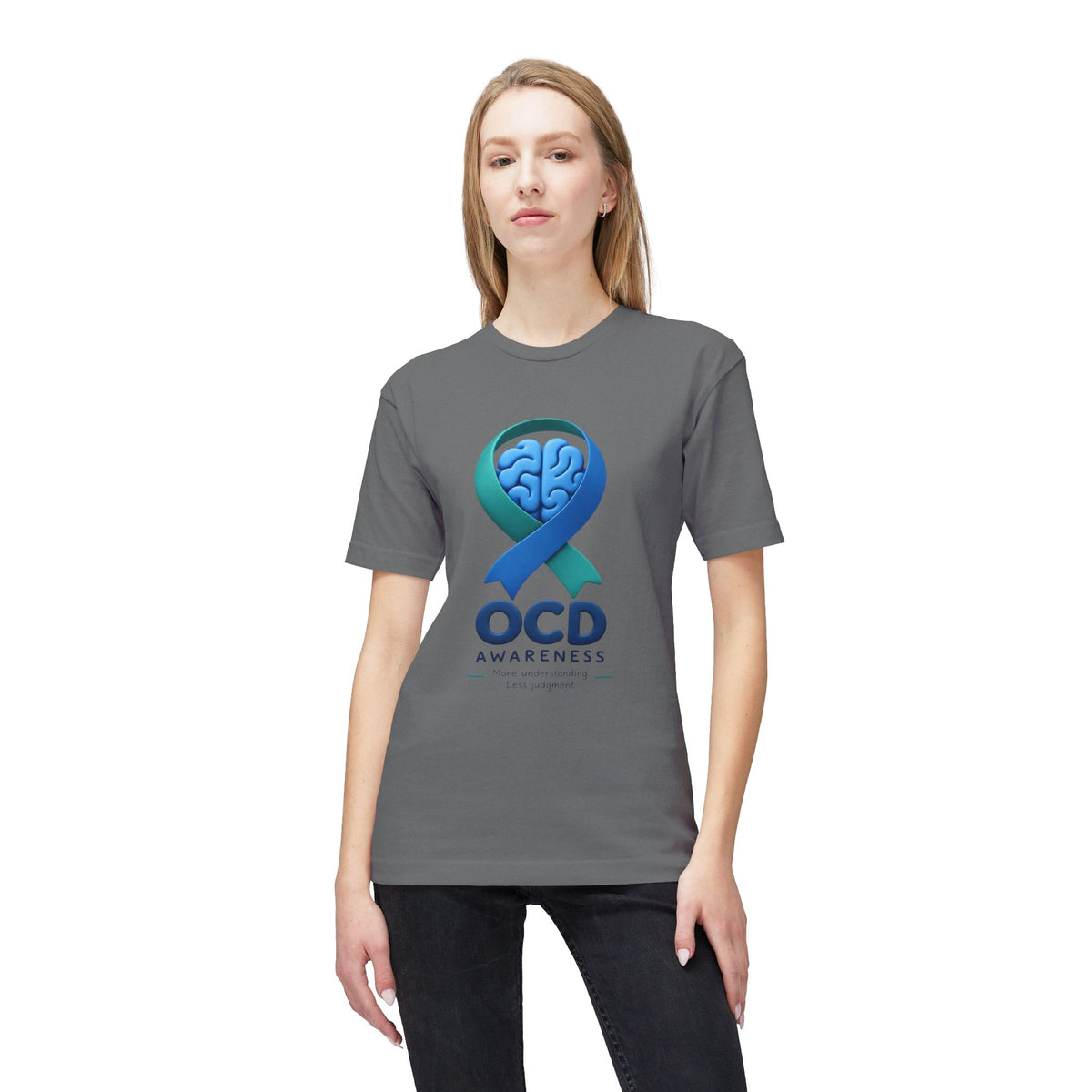 OCD Awareness Ribbon T-Shirt - Mental Health Support Tee