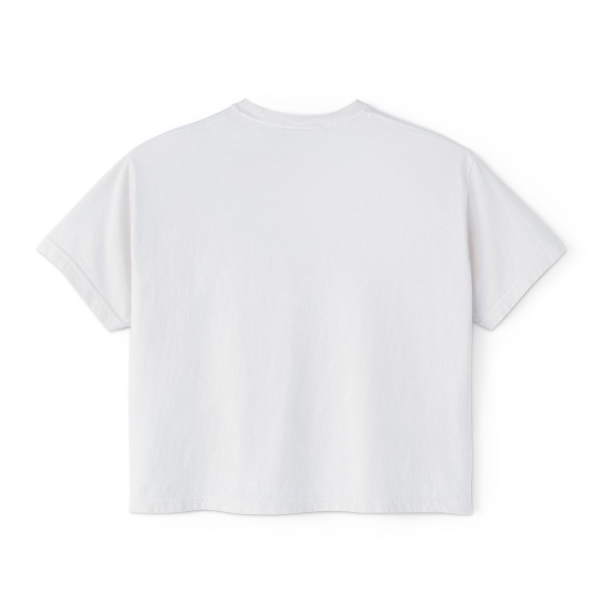 Boxy Tee - "my neck, my back / my anxiety attacks" Minimalist Anxiety Awareness Crop Top