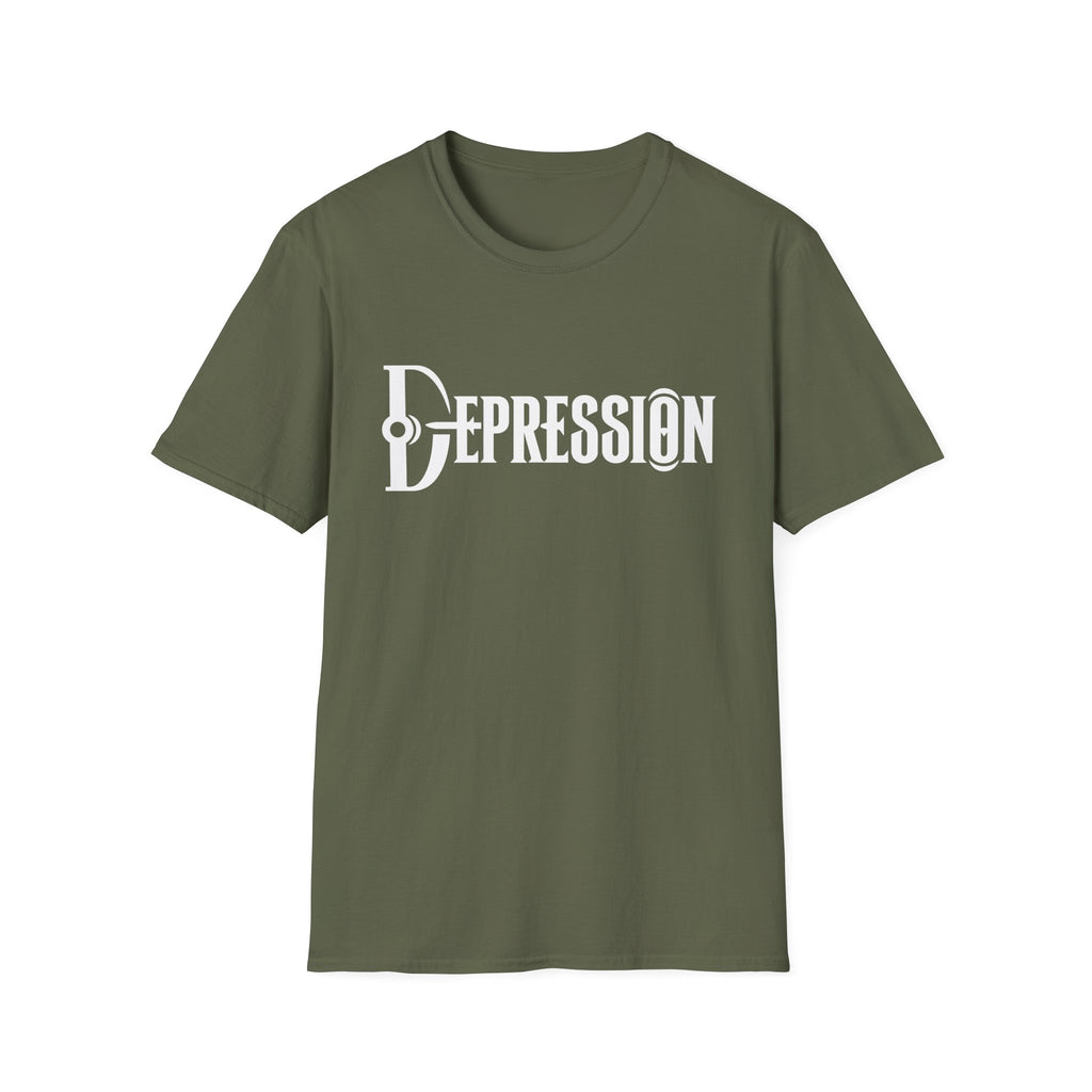 Depression Awareness T-Shirt - Stylized Keyhole Typography