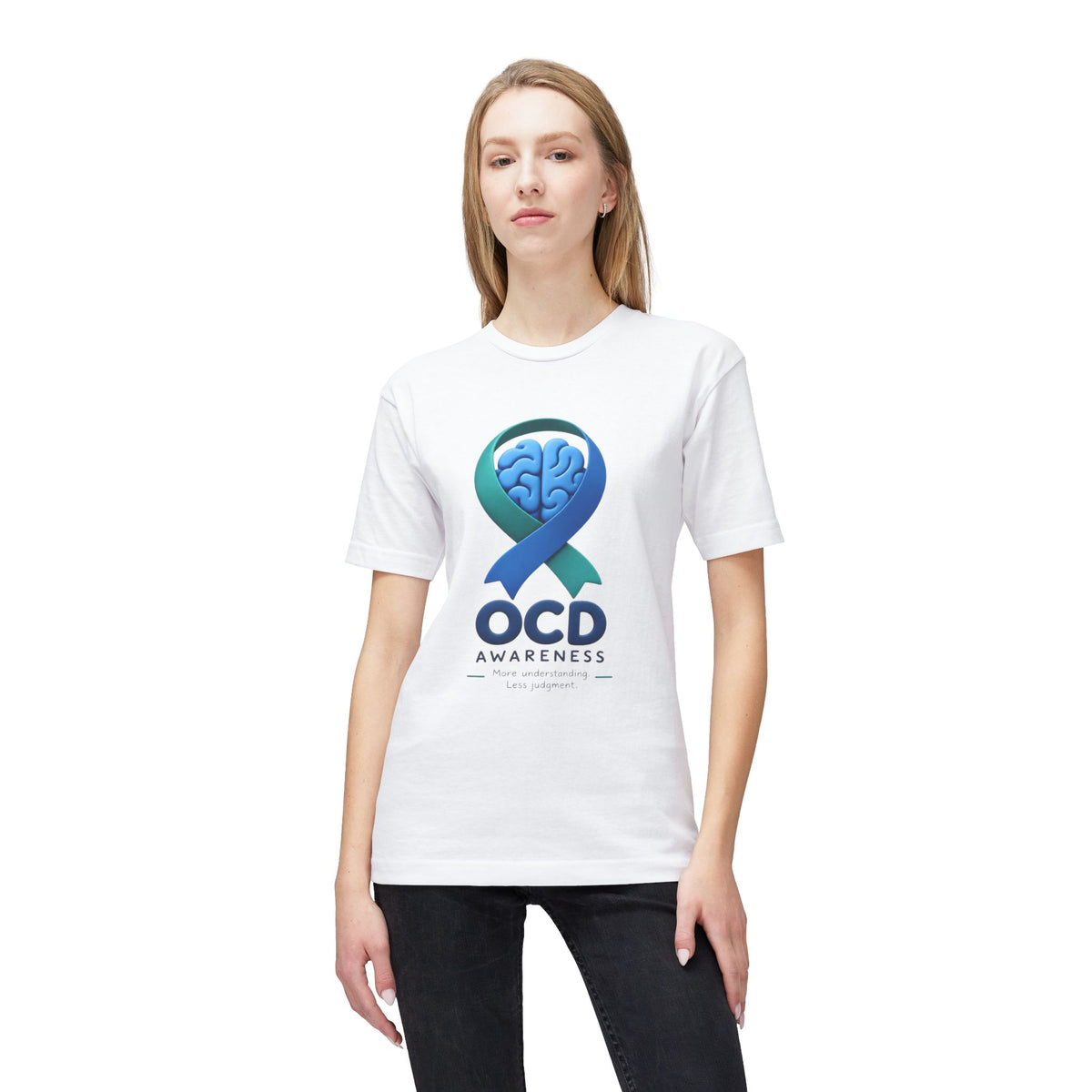 OCD Awareness Ribbon T-Shirt - Mental Health Support Tee