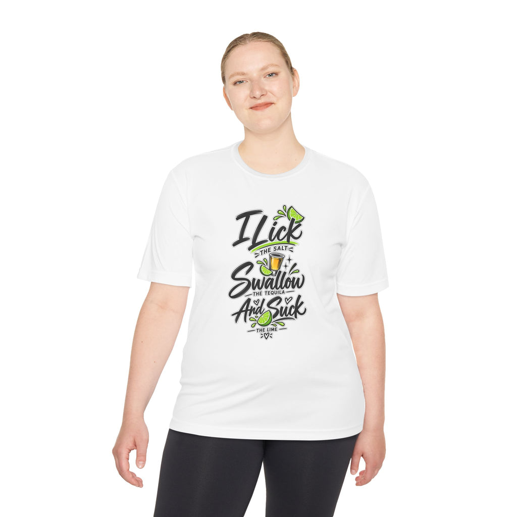 Graphic Tee - "I Lick the Salt, Swallow the Tequila and Suck the Lime" Funny Margarita Shirt