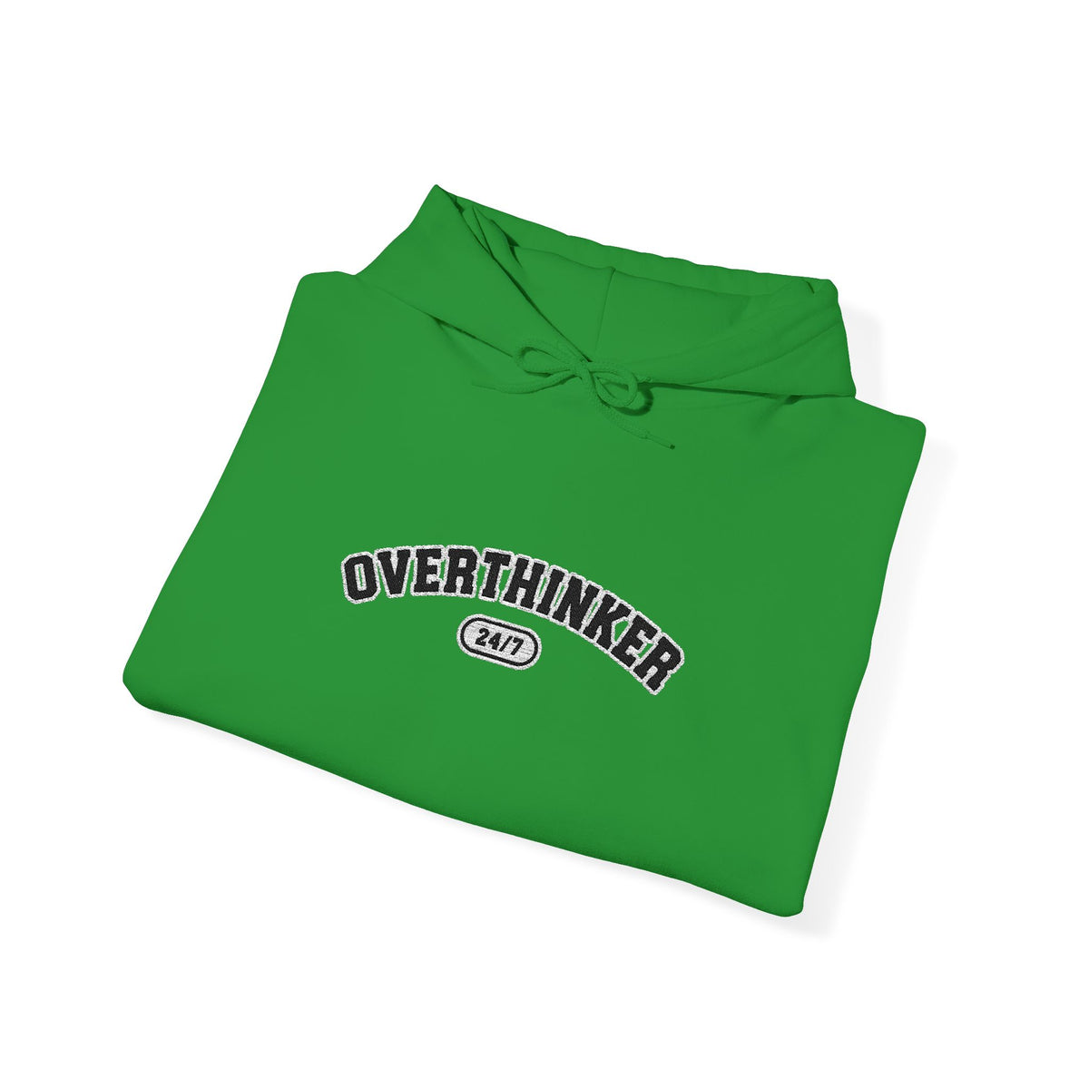 Overthinker Hoodie - Minimal Text Graphic Pullover