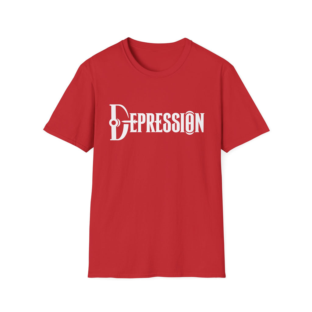 Depression Awareness T-Shirt - Stylized Keyhole Typography
