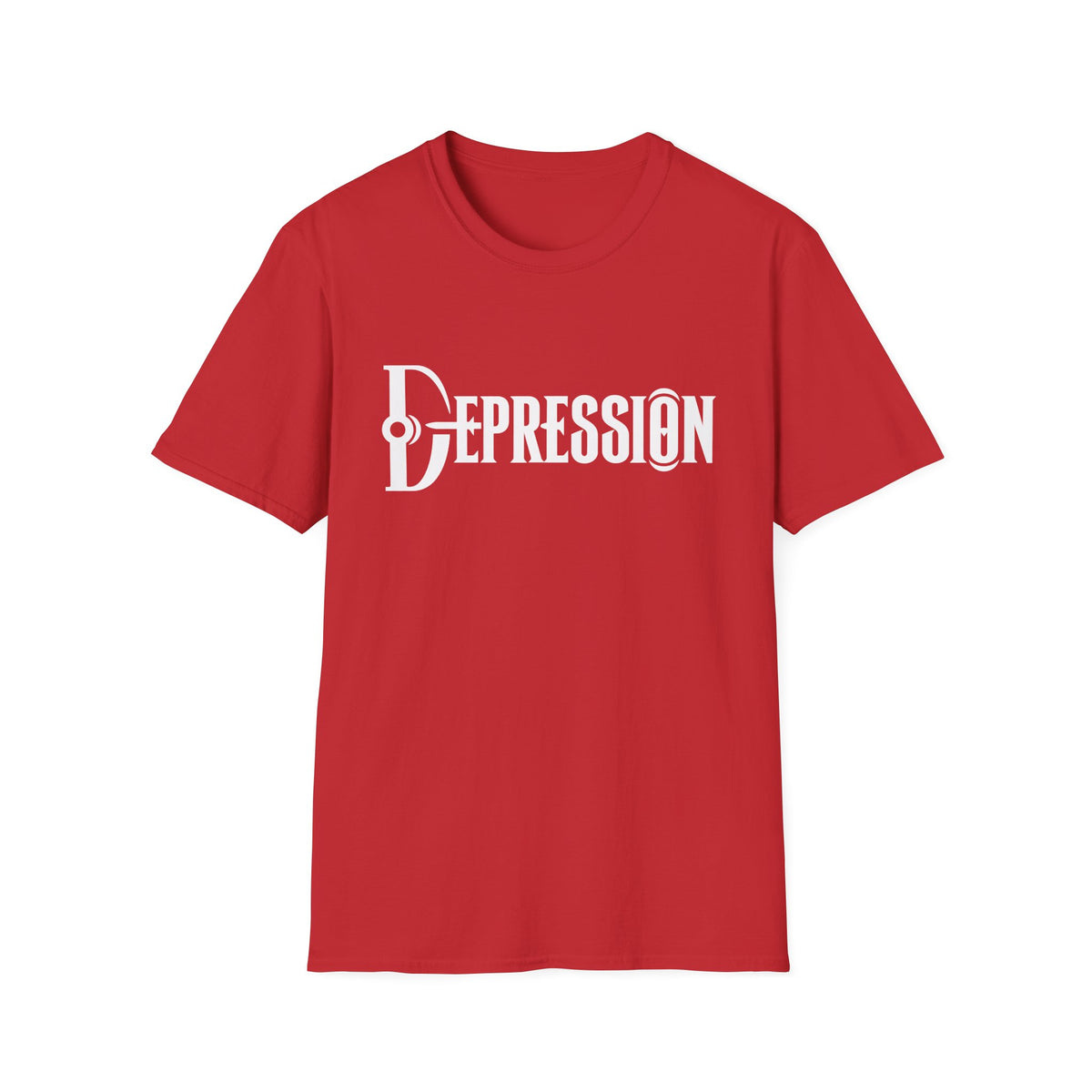 Depression Awareness T-Shirt - Stylized Keyhole Typography