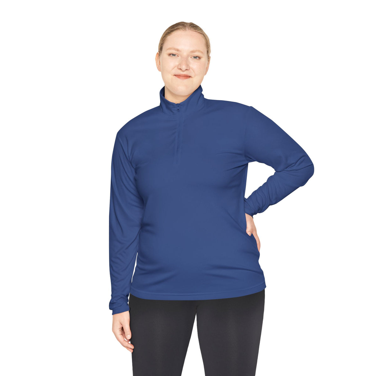 Quarter-Zip Pullover - “The Overthinker” Back Graphic (Thinking Too Much Since Always)