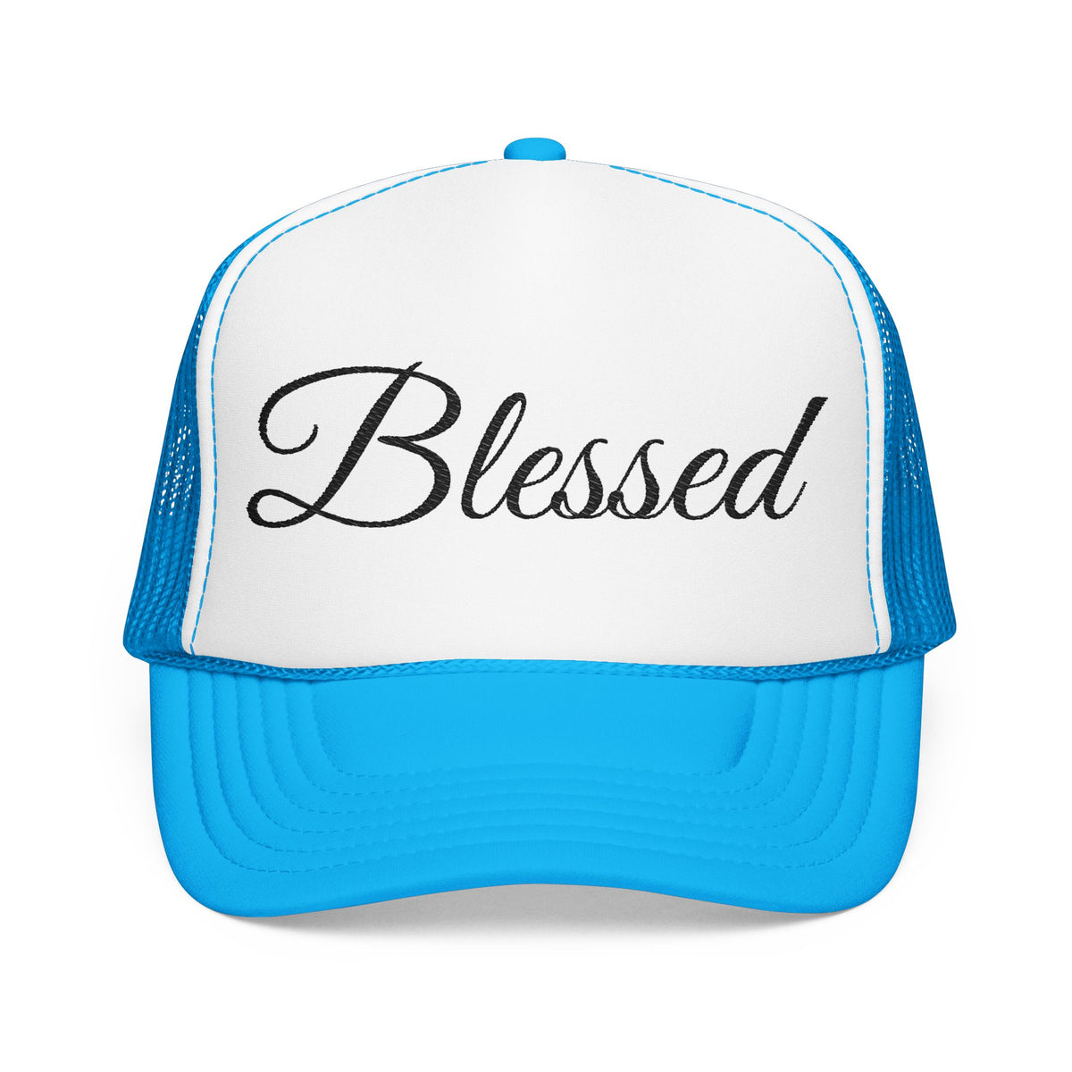 Blessed Trucker Hat - Script Foam Cap