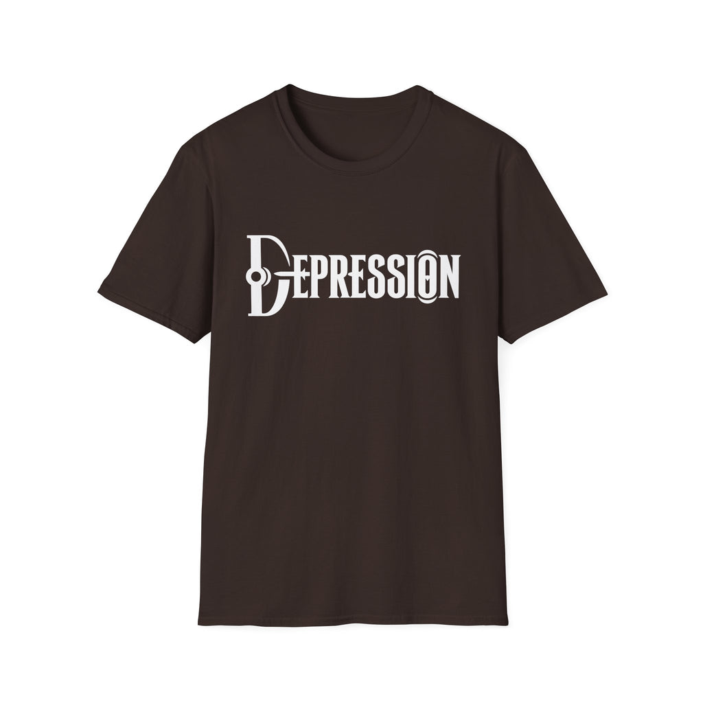 Depression Awareness T-Shirt - Stylized Keyhole Typography