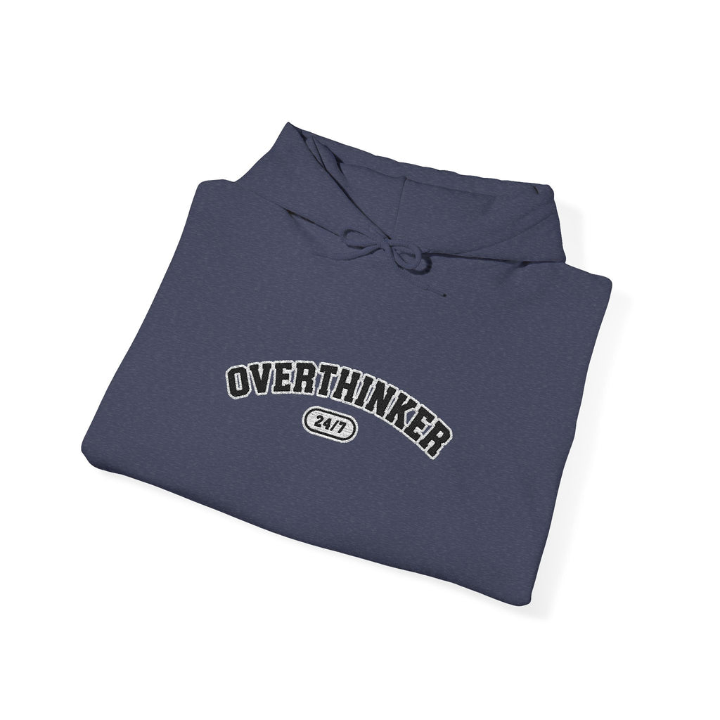 Overthinker Hoodie - Minimal Text Graphic Pullover