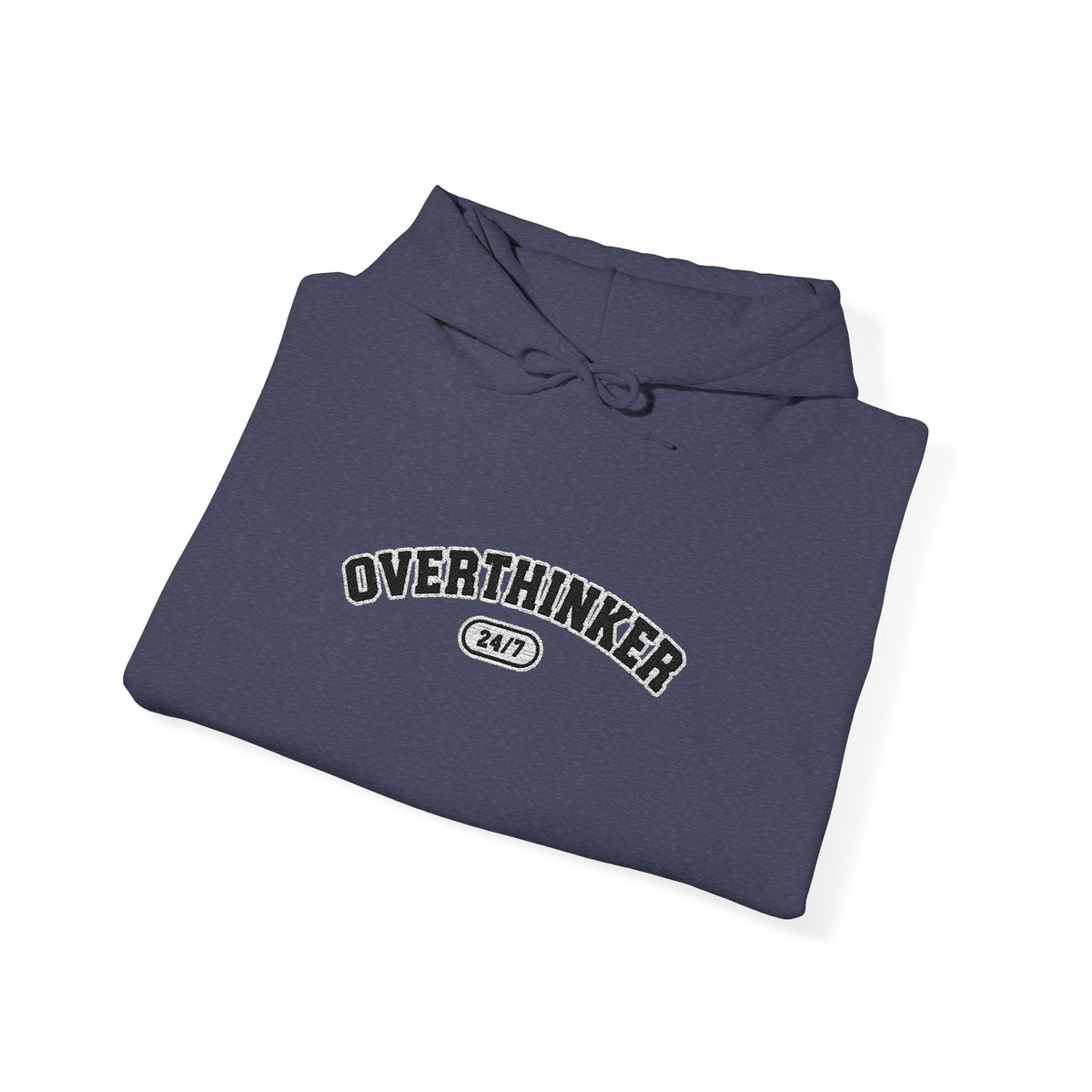 Overthinker Hoodie - Minimal Text Graphic Pullover