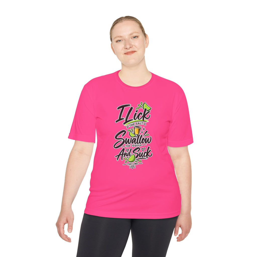 Graphic Tee - "I Lick the Salt, Swallow the Tequila and Suck the Lime" Funny Margarita Shirt