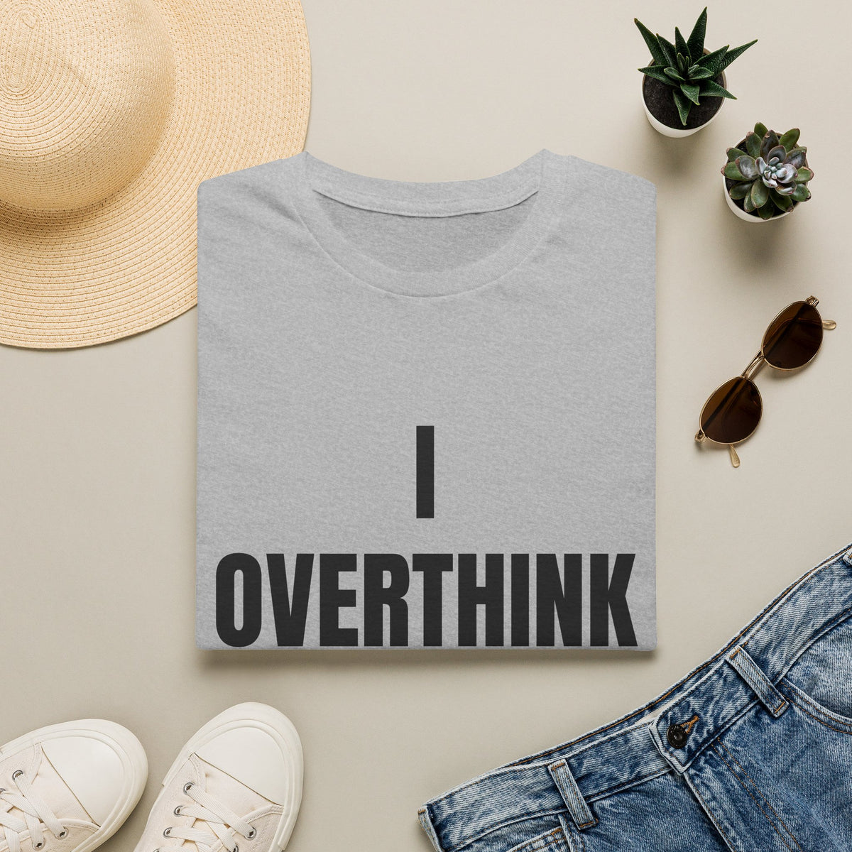 Overthink Everything T-Shirt - Funny Relatable Graphic Tee for Overthinkers