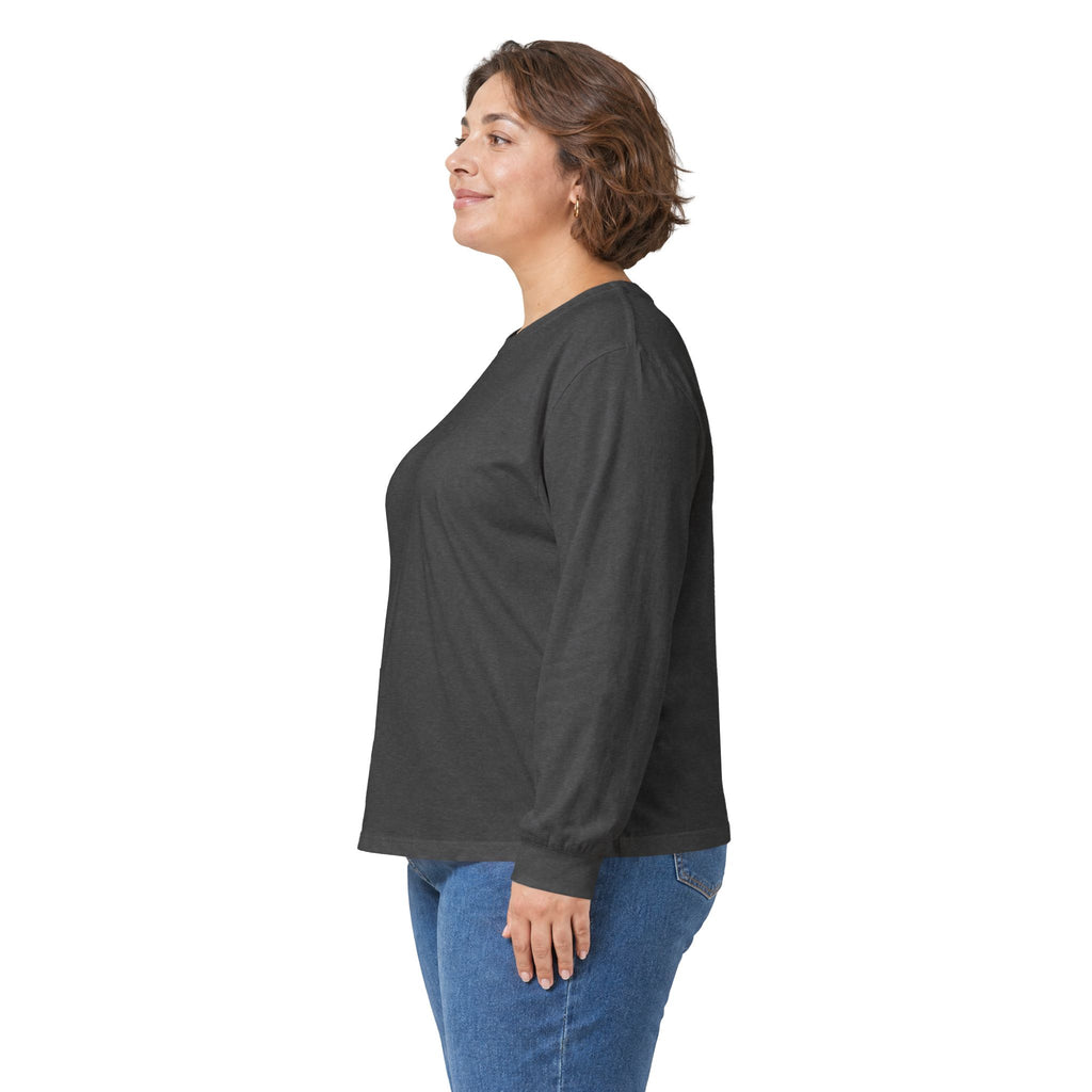 Long Sleeve Tee - "My Anxiety Is Chronic But My Personality Is Iconic" Graphic