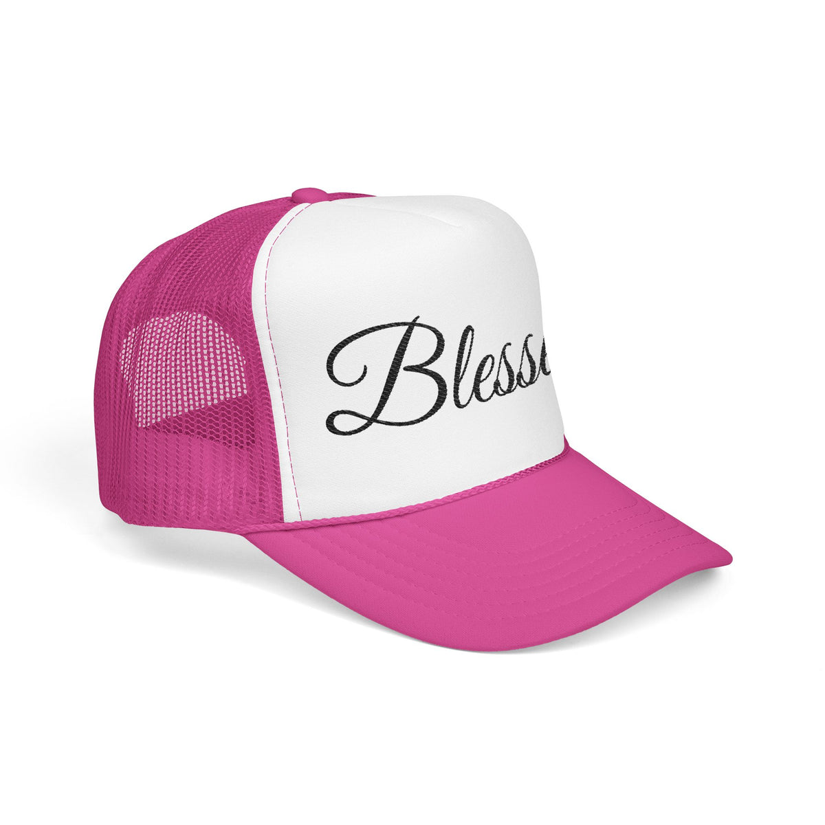 Blessed Trucker Hat - Script Foam Cap