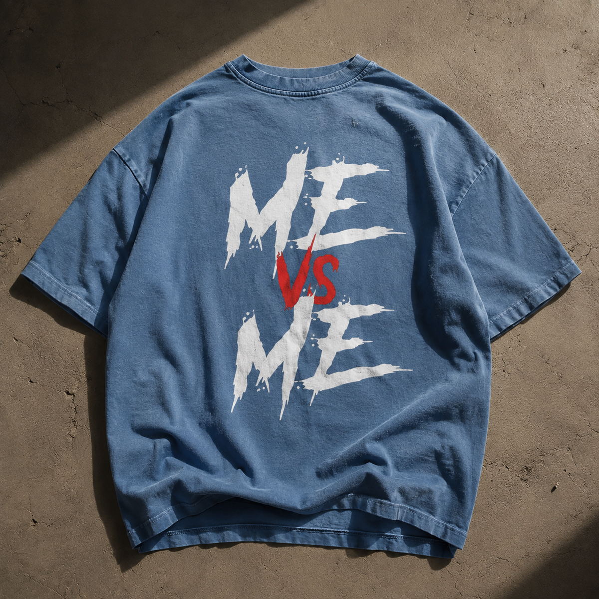 Me vs Me T-Shirt - Motivational Self-Competition Graphic Tee