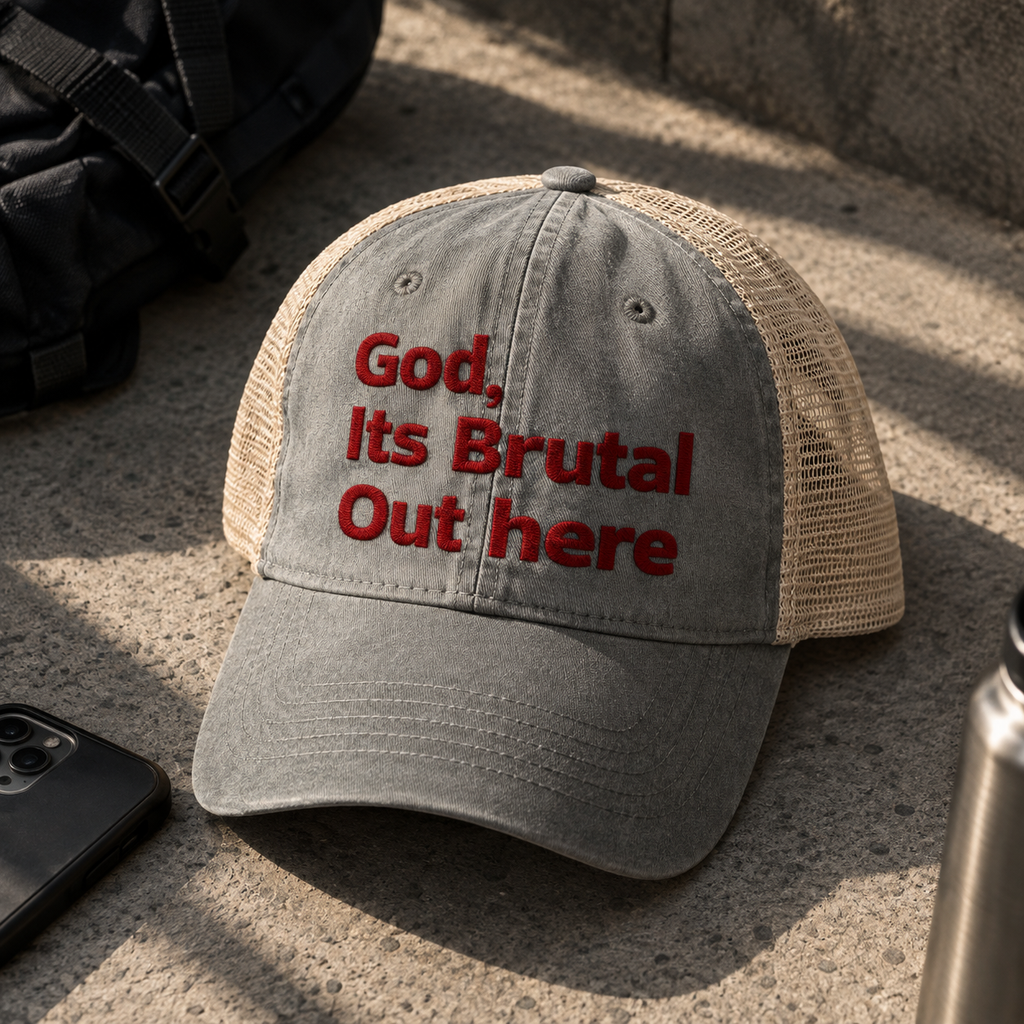 Women's Washed Mesh-Back Cap