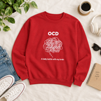 OCD Awareness Crewneck Sweatshirt - "A daily battle with my brain" Comfort Pullover