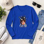 Floral Daydream V-Neck Tee
