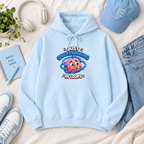 Overthinking Brain Hoodie - "Just Overthinking in Loops" Graphic Sweatshirt