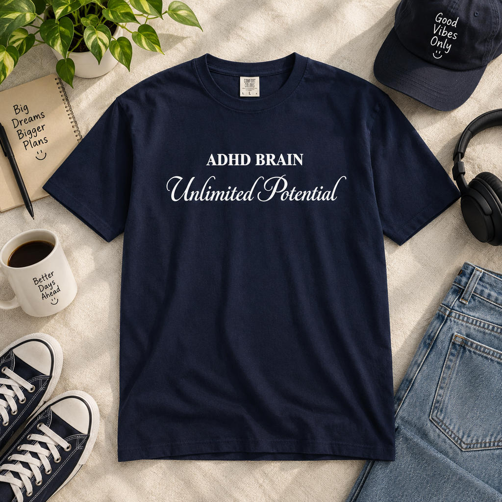 ADHD Brain Unlimited Potential T-Shirt