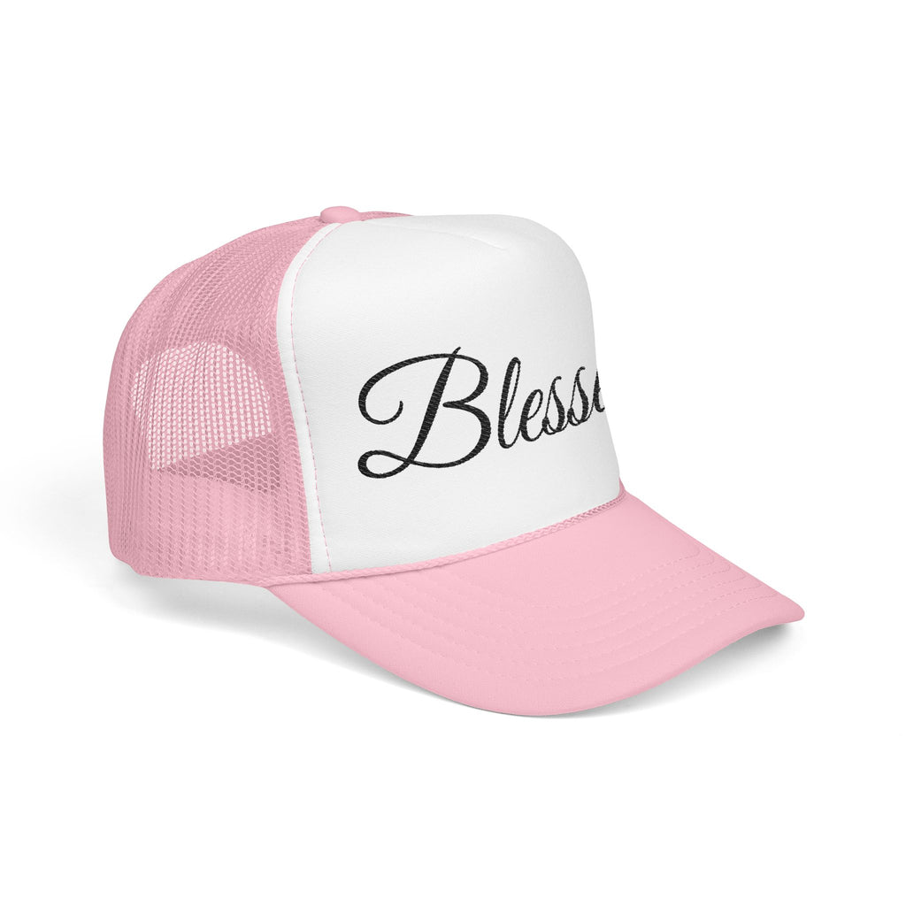 Blessed Trucker Hat - Script Foam Cap
