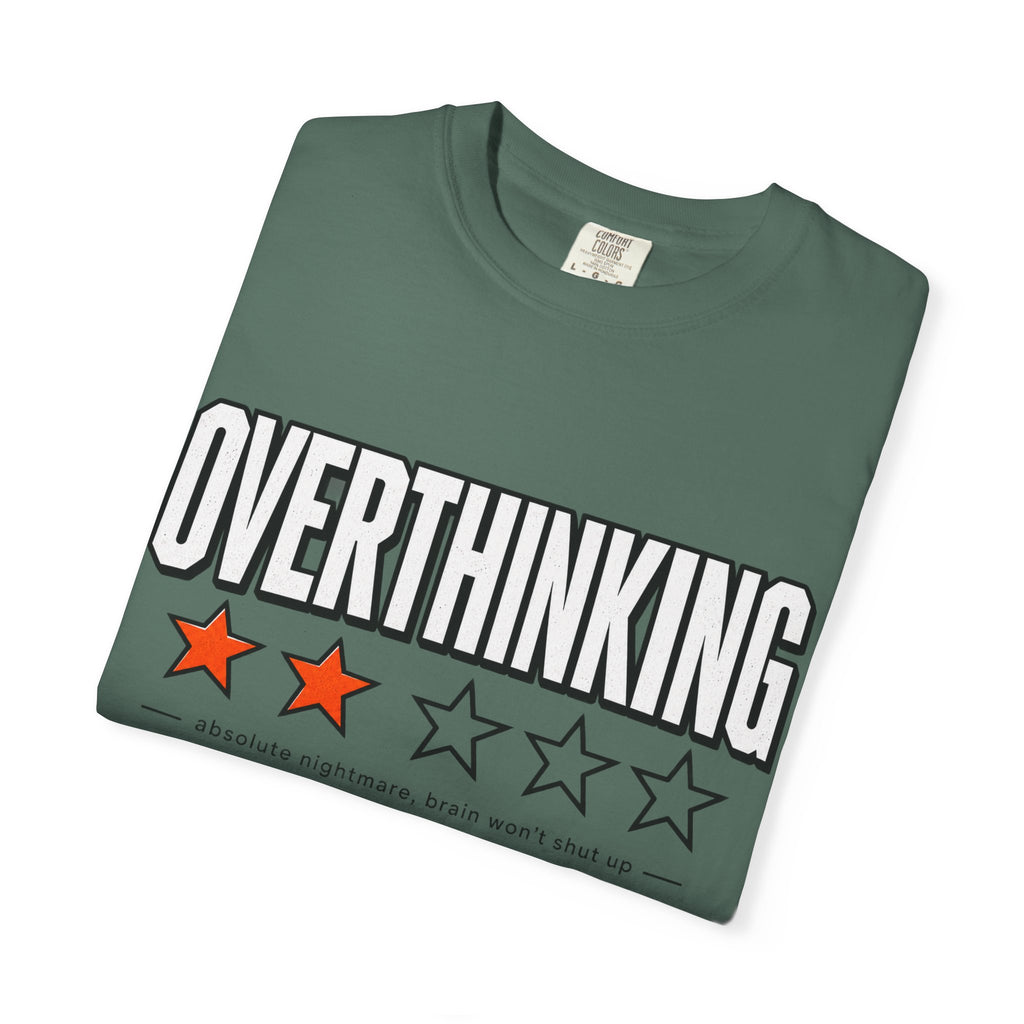Overthinking Score T Shirt - Relatable Mental Health Graphic Tee