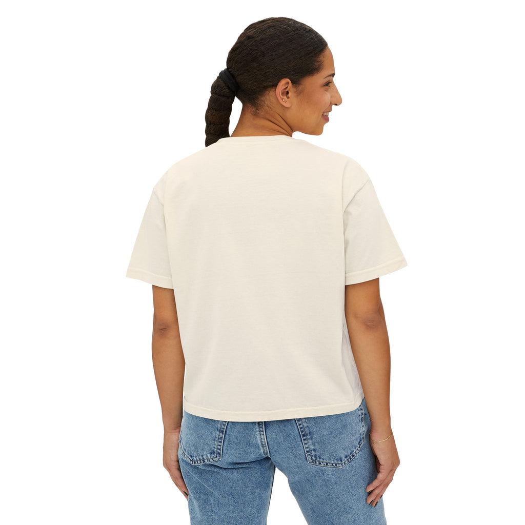 Overthinking Is My Cardio Boxy Tee - Women's Graphic Crop T-Shirt